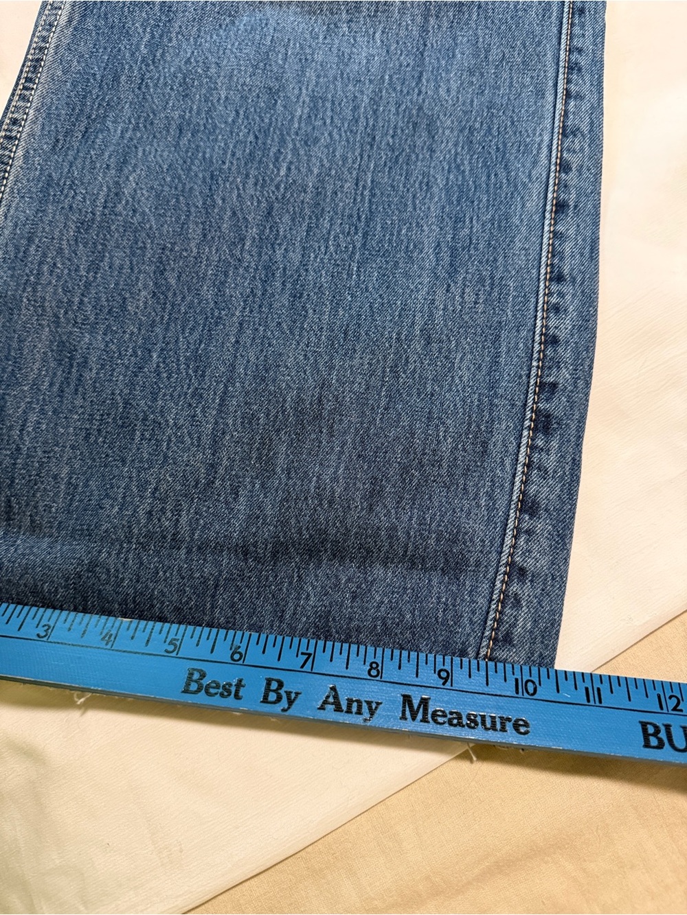 Hollister Low Rise Baggy Jeans NWT Women’s 10 Short W30 Light Wash - Picture 9 of 10